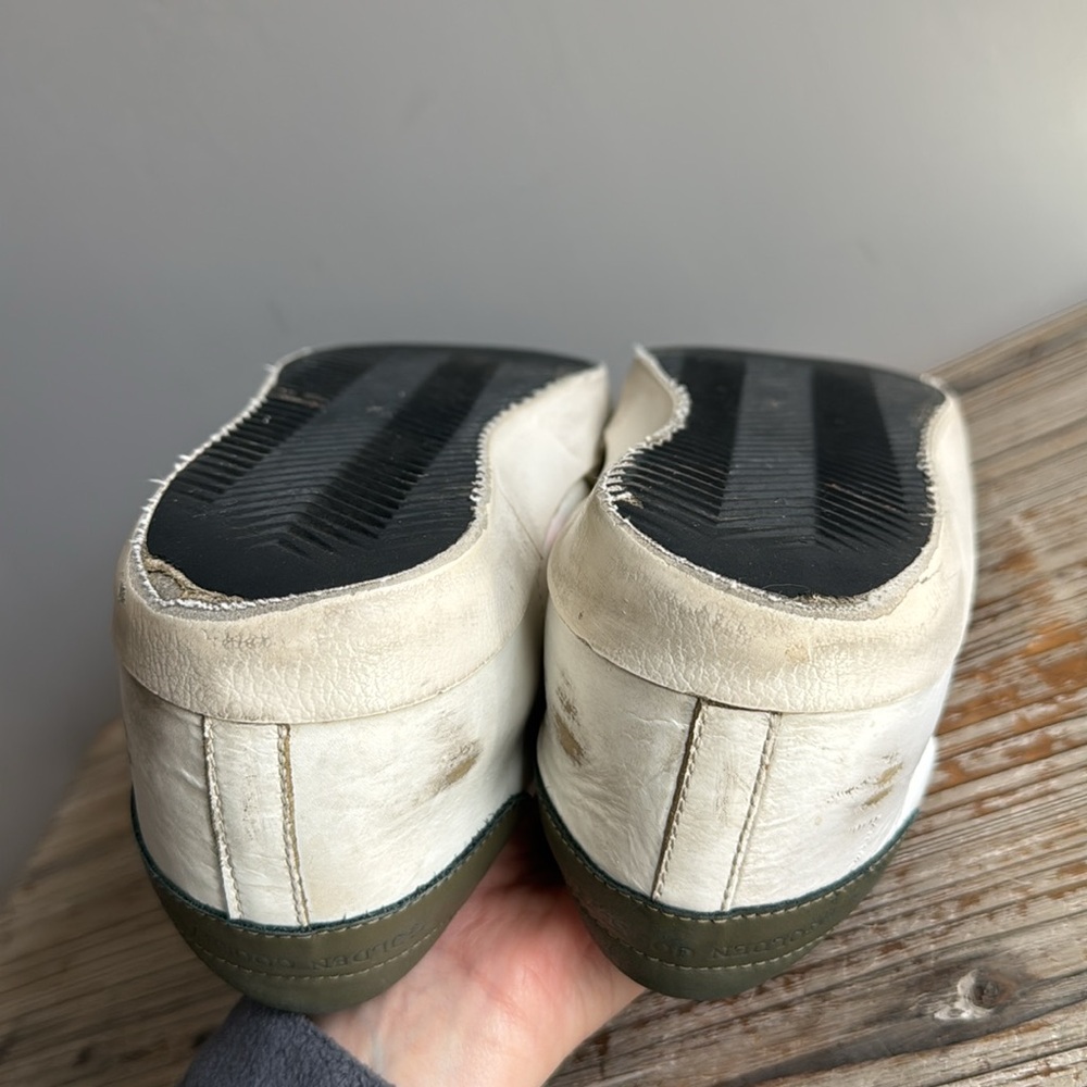 Golden Goose Green With Grey Glitter Star Size 41 - Picture 7 of 13